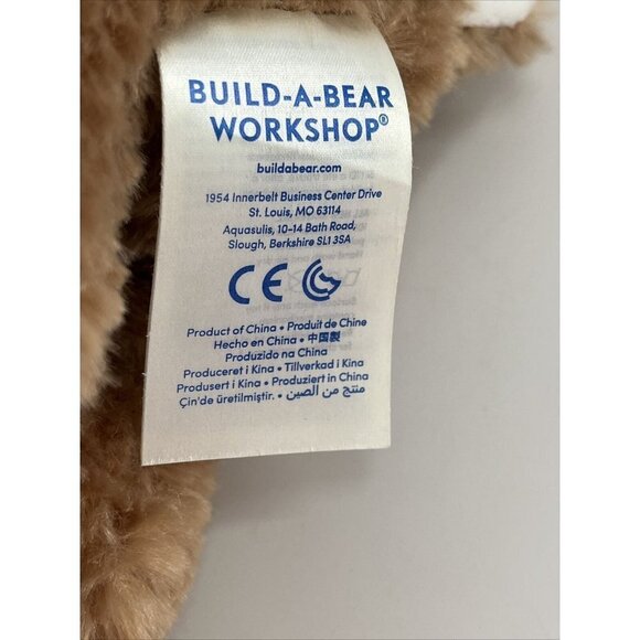 Build a Bear Reindeer Lot of 2 Plush Antlers Sparkly Glittery White Gold Brown - Picture 7 of 8